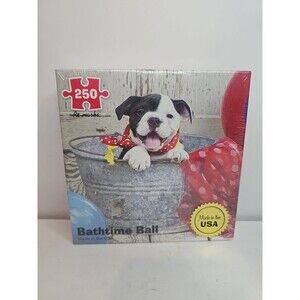 Re-Marks Puzzle Bathtime Ball Puppy Dog 250 Piece New Sealed Made In USA